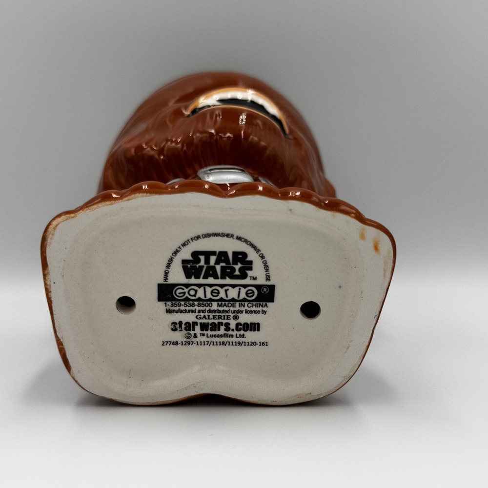 Star Wars Chewbacca 6" Ceramic Goblet/Mug - Collectible - BRAND NEW! - Picture 6 of 6